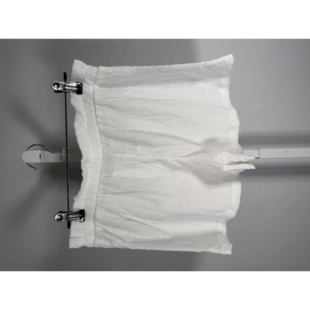 NWT Revolve You Say Henley Ruffle Shortie Set White Small - Picture 6 of 7